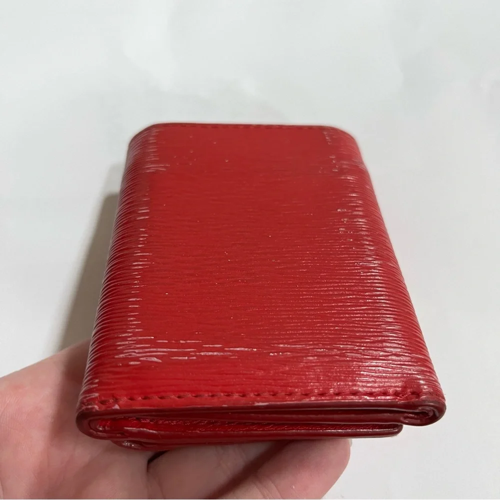 PRADA Compact Wallet Tri-fold Leather Vitello Move Mini